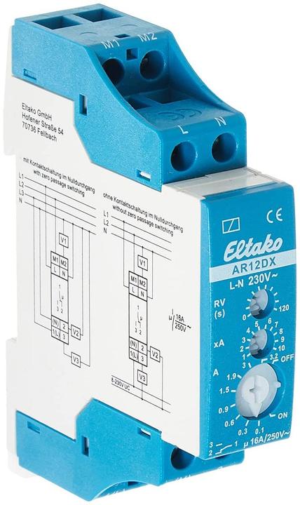 Immagine prodotto Eltako Relè a tempo Relè di corrente. 1 contatto di commutazione a potenziale zero 16A/250V AC