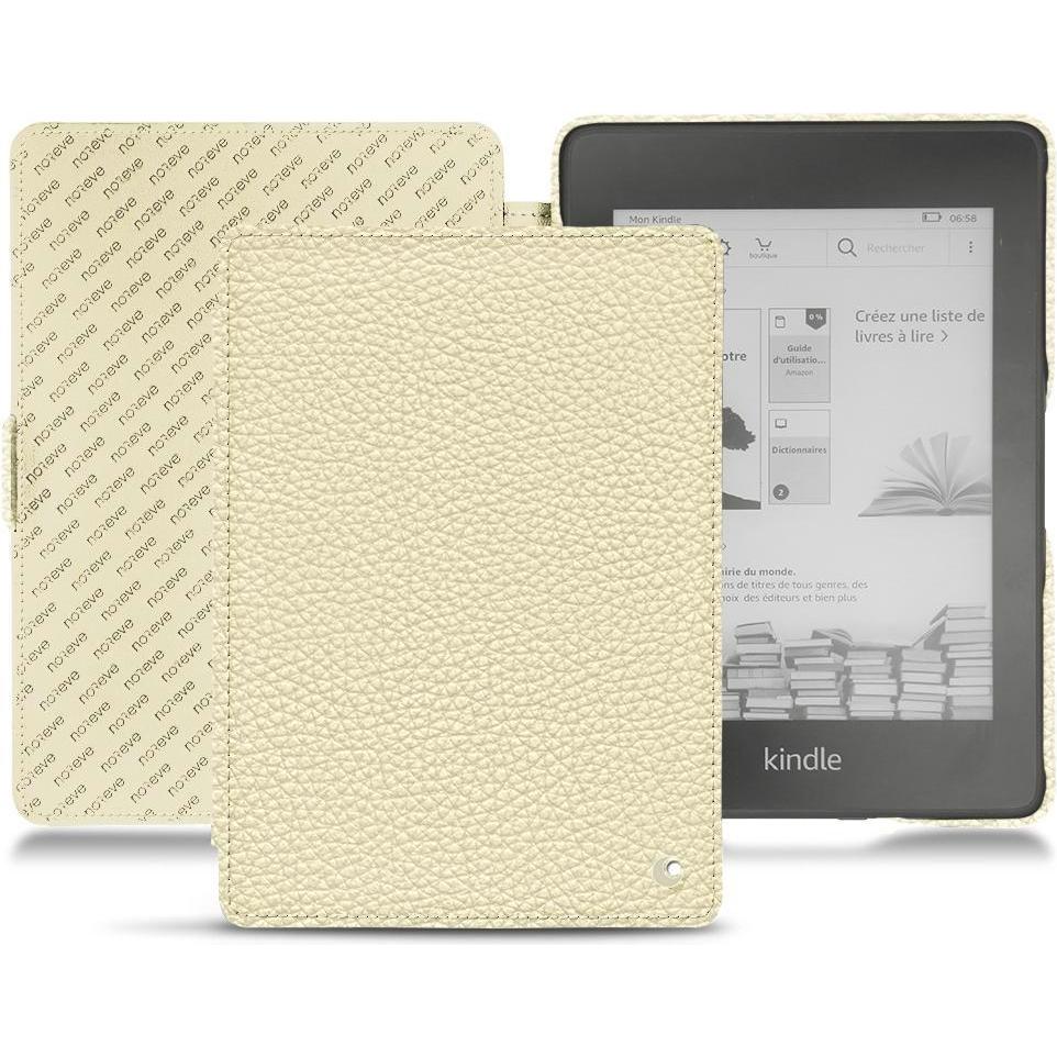 Noreve Lederschutzhülle horizontal (Kindle Paperwhite 2018), Tablet Hülle, Beige