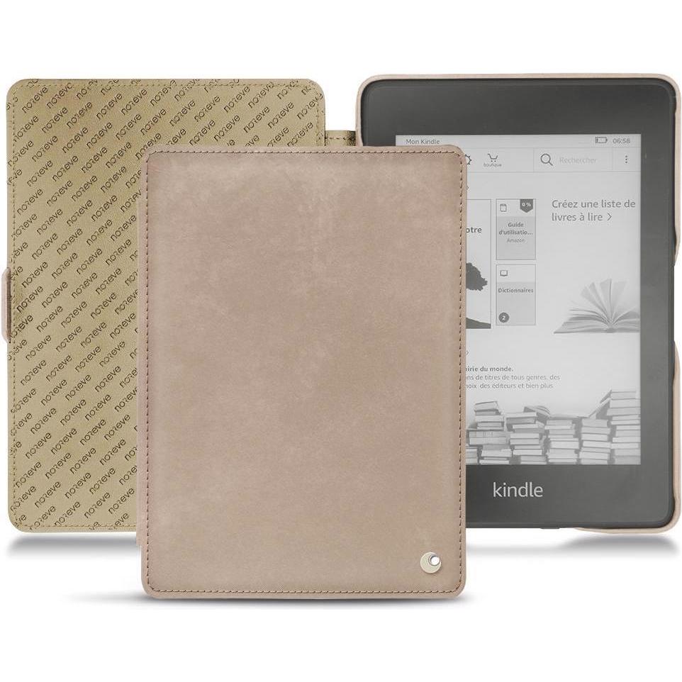 Noreve Lederschutzhülle horizontal (Kindle Paperwhite 2018), Tablet Hülle, Beige