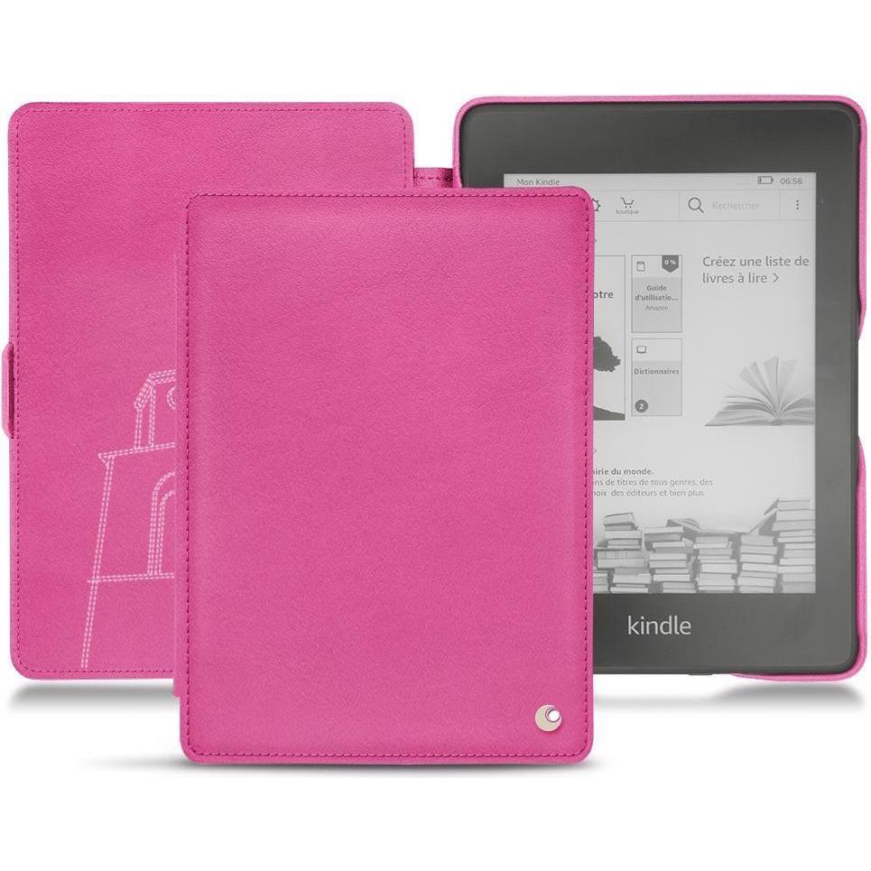 Noreve Lederschutzhülle horizontal (Kindle Paperwhite 2018), Tablet Hülle, Rosa