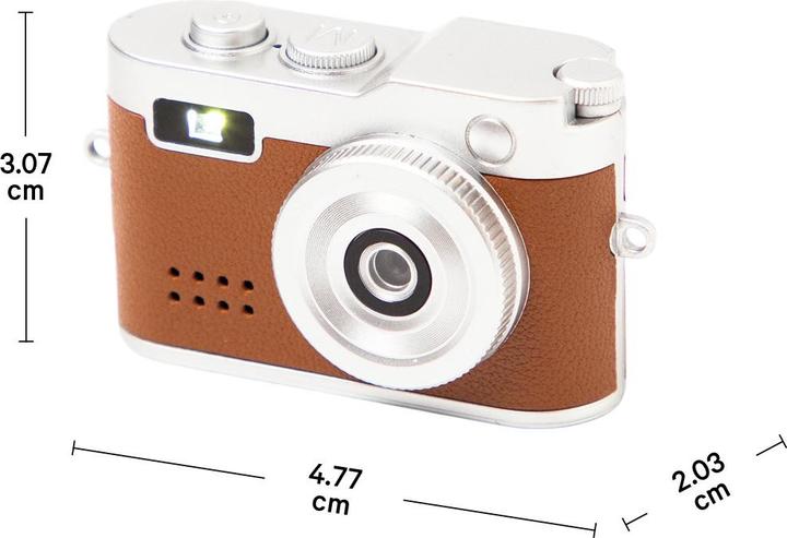 Actual product image I Am Creative Retro Mini Kamera 2MP mit Display und SD-Slot (2 Mpx)