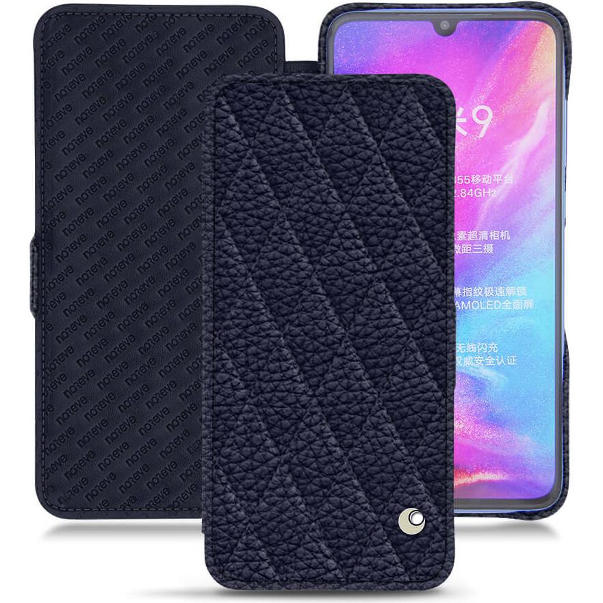 Noreve Lederschutzhülle horizontal (Xiaomi Mi 9), Smartphone Hülle, Violett