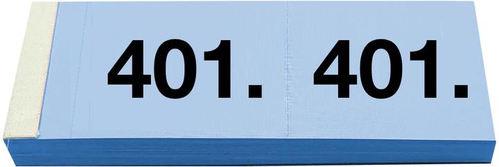 Simplex Garderobeblocks 401-500 blau (100x)
