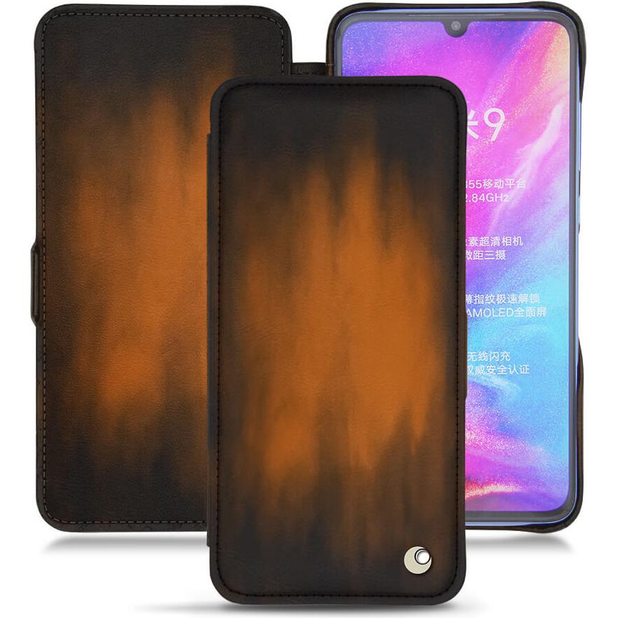 Thumbnail - Noreve Lederschutzhülle horizontal (Xiaomi Mi 9), Smartphone Hülle, Braun