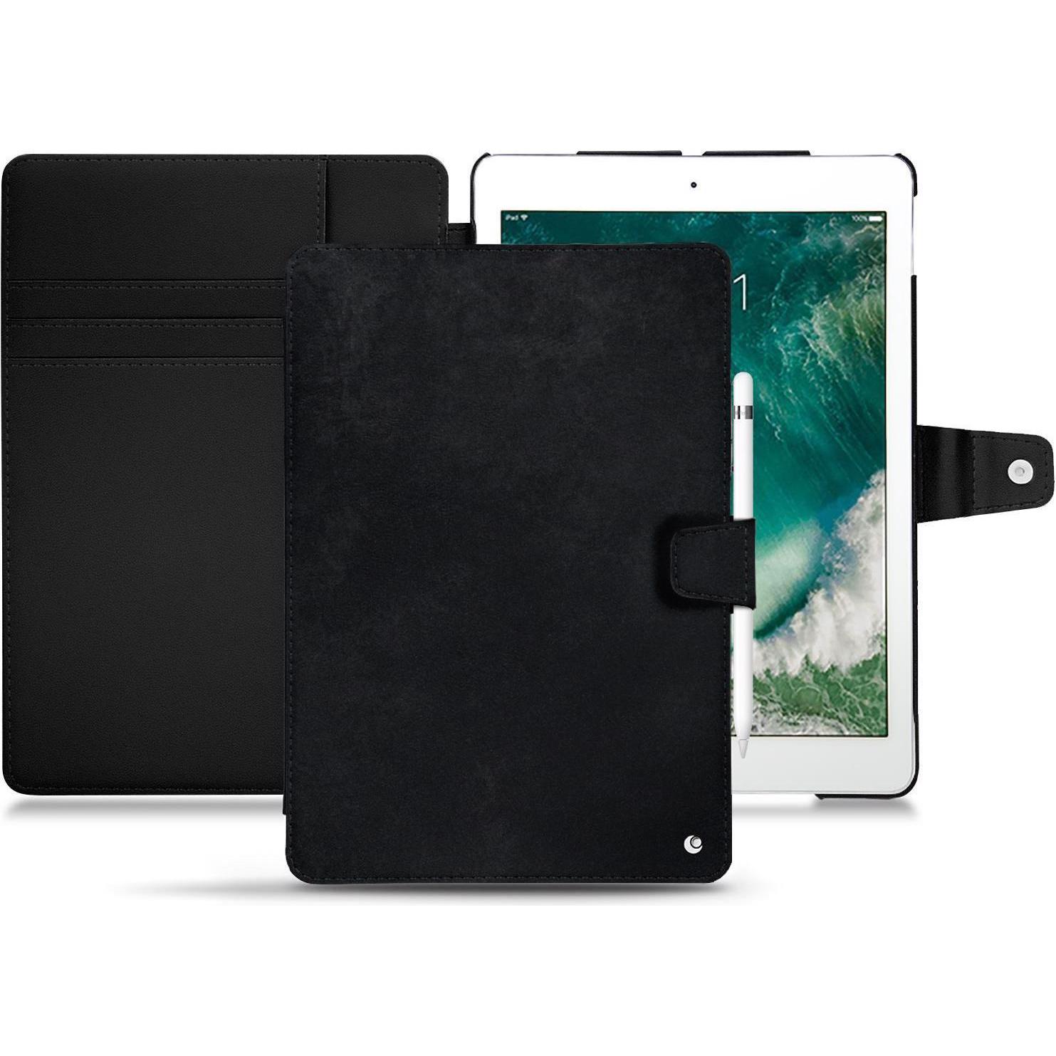 Noreve Lederschutzhülle Wallet (iPad Air 2019 (3. Gen)), Tablet Hülle, Schwarz