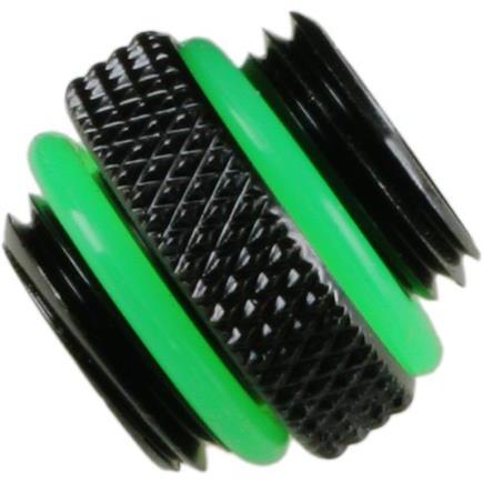 Bitspower Adapter 2x 1/4 Zoll, Wasserkühlung Komponenten Zubehör, Schwarz
