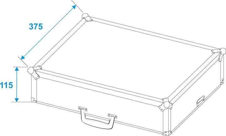 Image du produit Roadinger Flightcase TRM-402 (Boîtier 19)