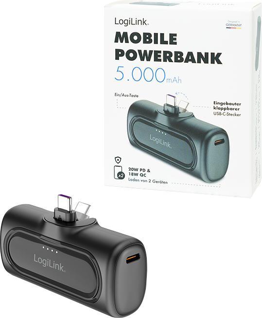 Produktbild LogiLink PA0349 (5000 mAh, 20 W, 18.50 Wh)