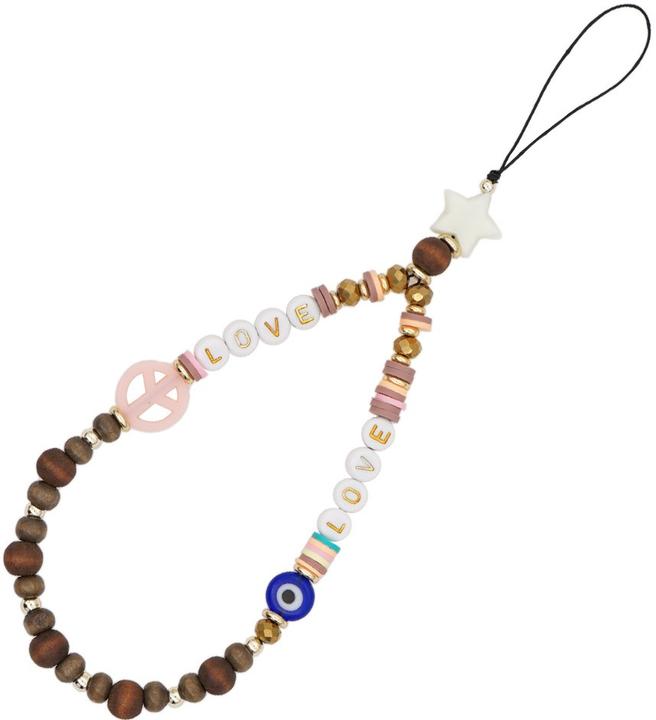 Immagine prodotto PhoneLook Bijou de téléphone universel / Bracciale pendente con charms N°26 Peace & Love