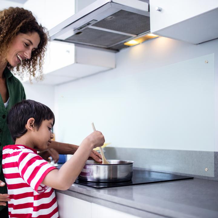 Actual product image Relaxdays Kitchen Cooker Screen, Safety Glass