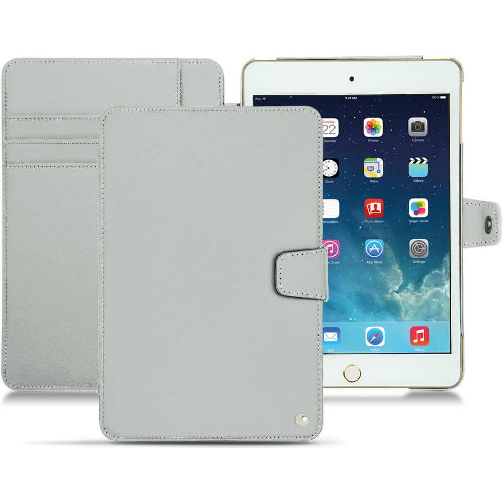 Noreve Lederschutzhülle Wallet (iPad Mini 5), Tablet Hülle, Grau