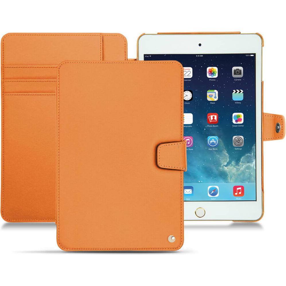 Thumbnail - Noreve Lederschutzhülle Wallet (iPad Mini 5), Tablet Hülle, Orange
