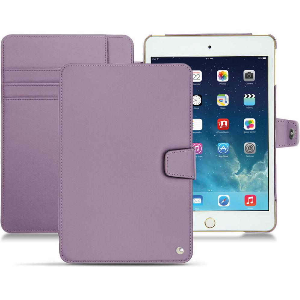 Noreve Lederschutzhülle Wallet (iPad Mini 5), Tablet Hülle, Violett