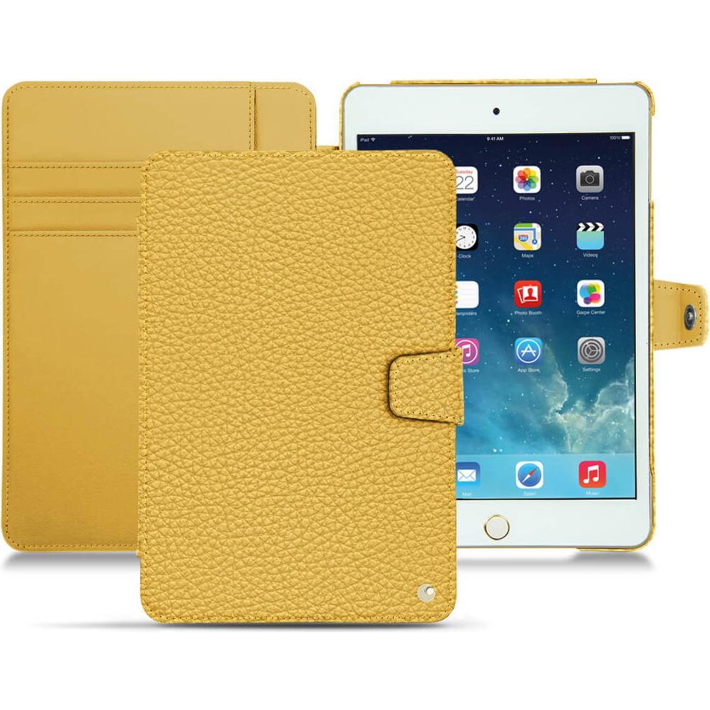 Noreve Lederschutzhülle Wallet (iPad Mini 5), Tablet Hülle, Orange