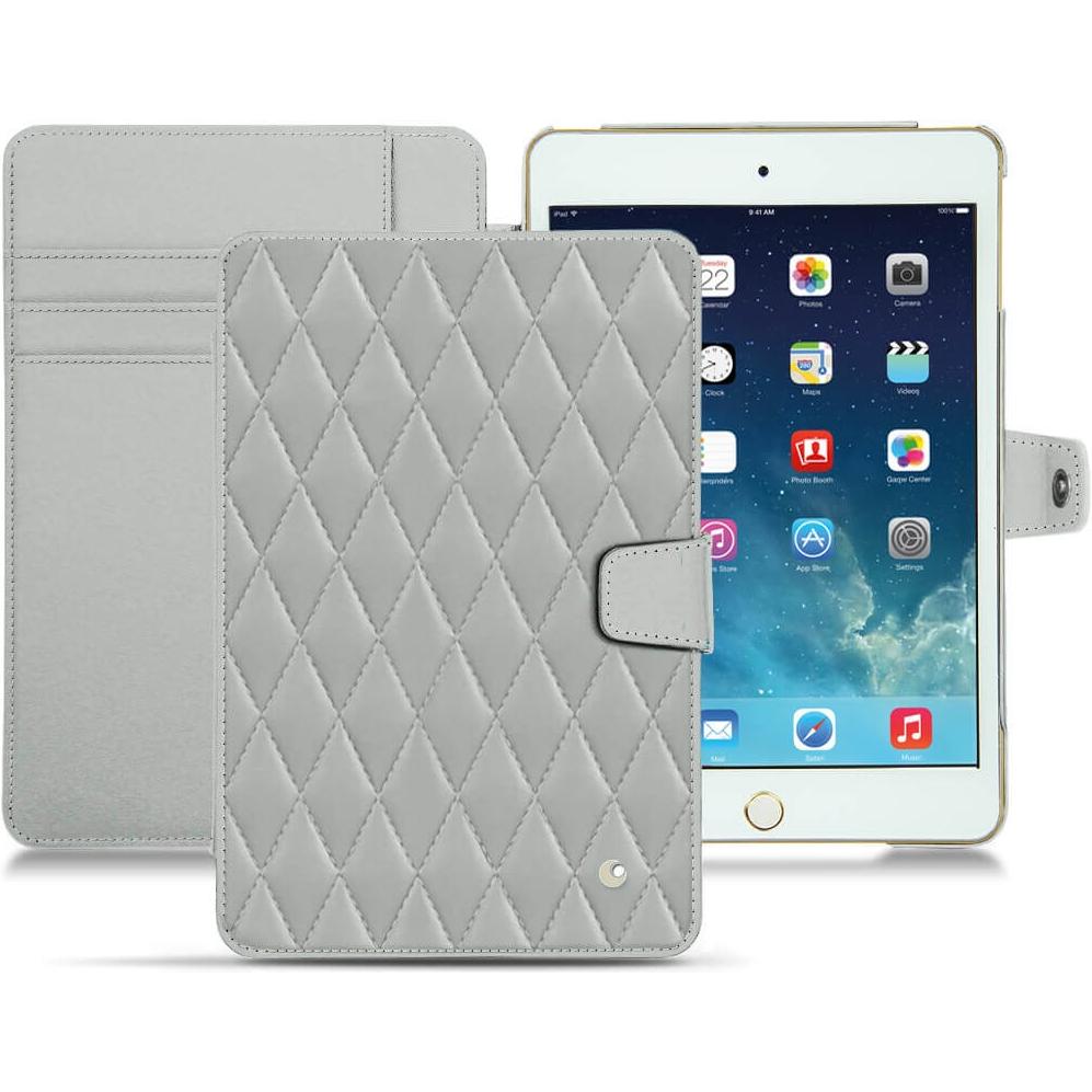Noreve Lederschutzhülle Wallet (iPad Mini 5), Tablet Hülle, Grau