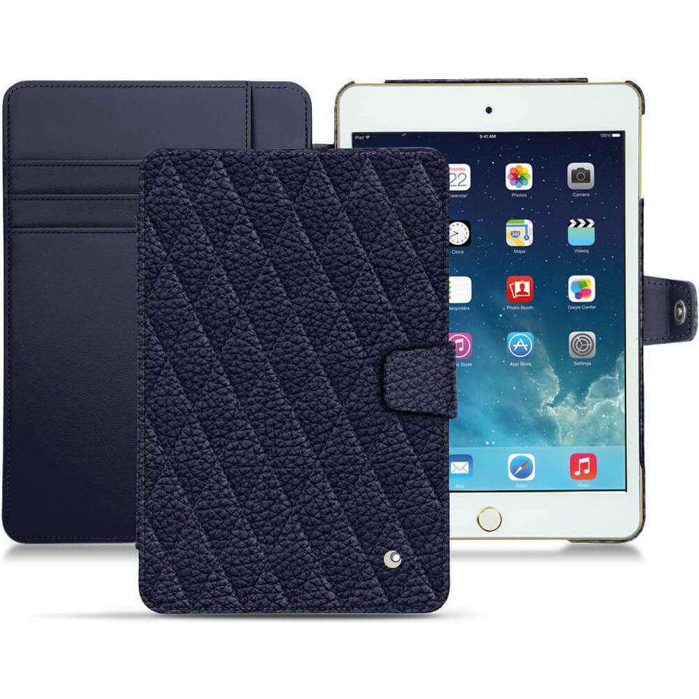 Noreve Lederschutzhülle Wallet (iPad Mini 5), Tablet Hülle, Violett