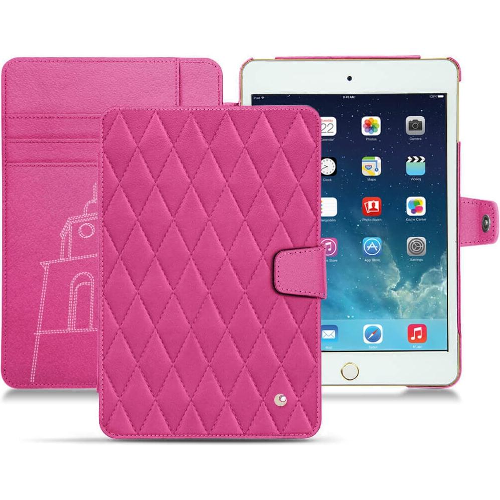 Noreve Lederschutzhülle Wallet (iPad Mini 5), Tablet Hülle, Rosa