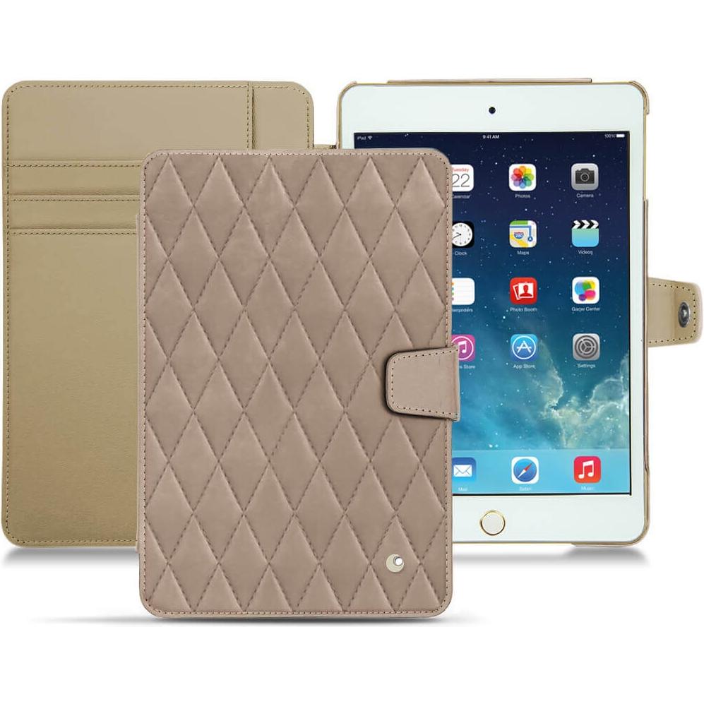 Thumbnail - Noreve Lederschutzhülle Wallet (iPad Mini 5), Tablet Hülle, Beige