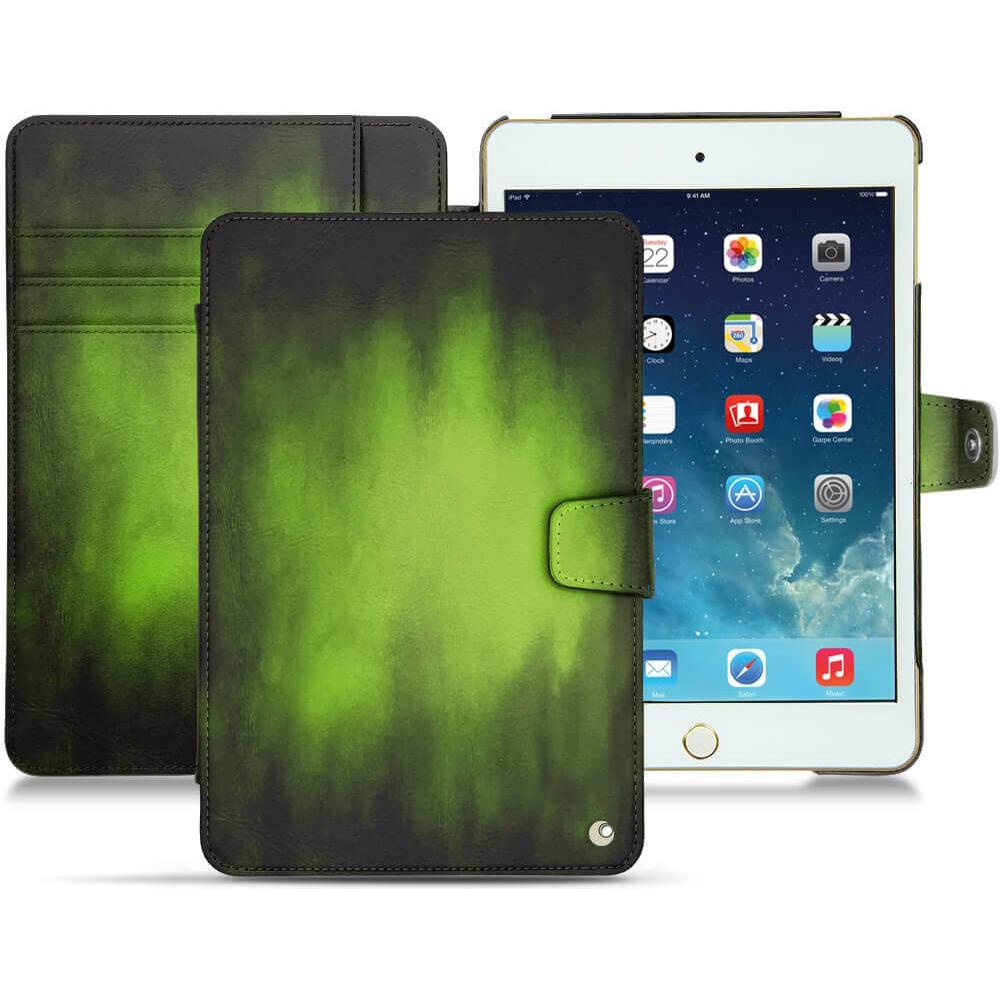 Thumbnail - Noreve Lederschutzhülle Wallet (iPad Mini 5), Tablet Hülle, Grün