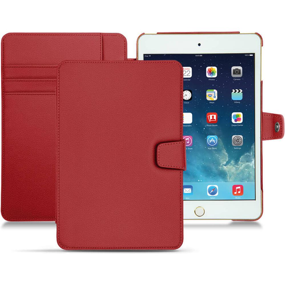 Thumbnail - Noreve Lederschutzhülle Wallet (iPad Mini 5), Tablet Hülle, Rot