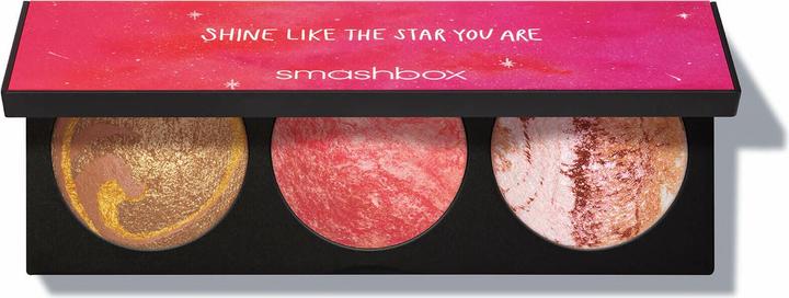 Actual product image Smashbox Planetary Cheek Palette 2 Highlighters 1 Blush (Bronzer, Highlighter)