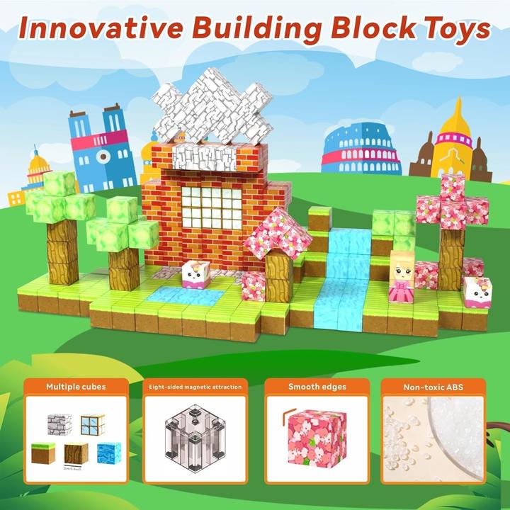 Image du produit Yolla Loos 70-teiliges Magnetbausteine-Set