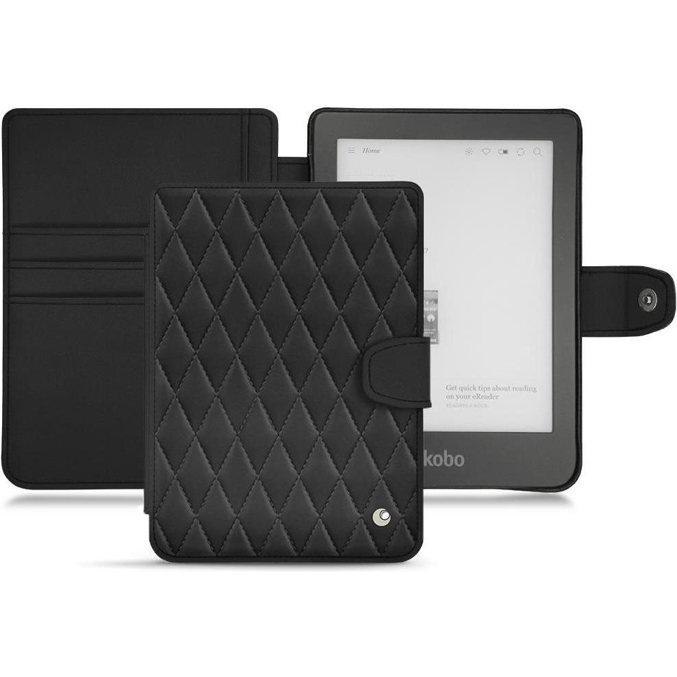 Noreve Lederschutzhülle Wallet (Clara HD), eReader Zubehör, Schwarz