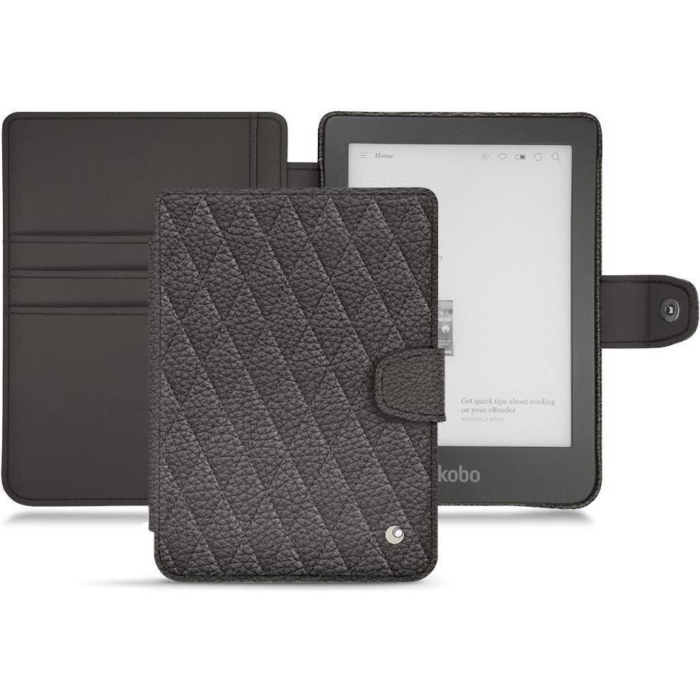 Noreve Lederschutzhülle Wallet (Clara HD), eReader Zubehör, Grau