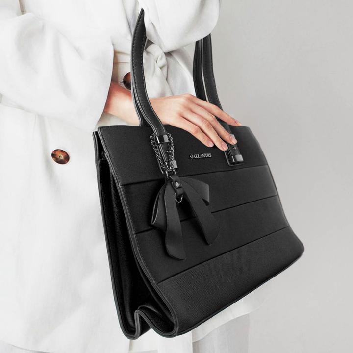 Produktbild Gallantry Damenhandtasche Politexture Schwarz (5 l)