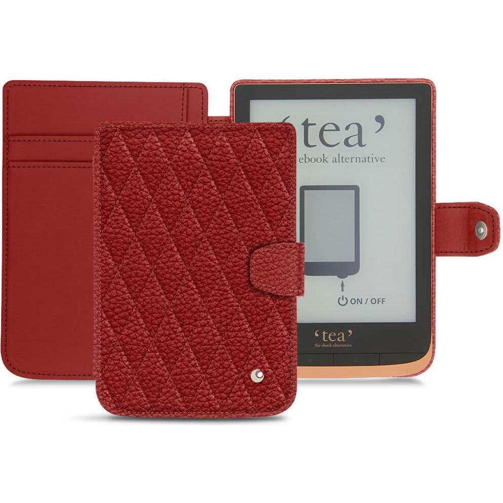 Noreve Lederschutzhülle Wallet (Touch HD 3), eReader Zubehör, Rot
