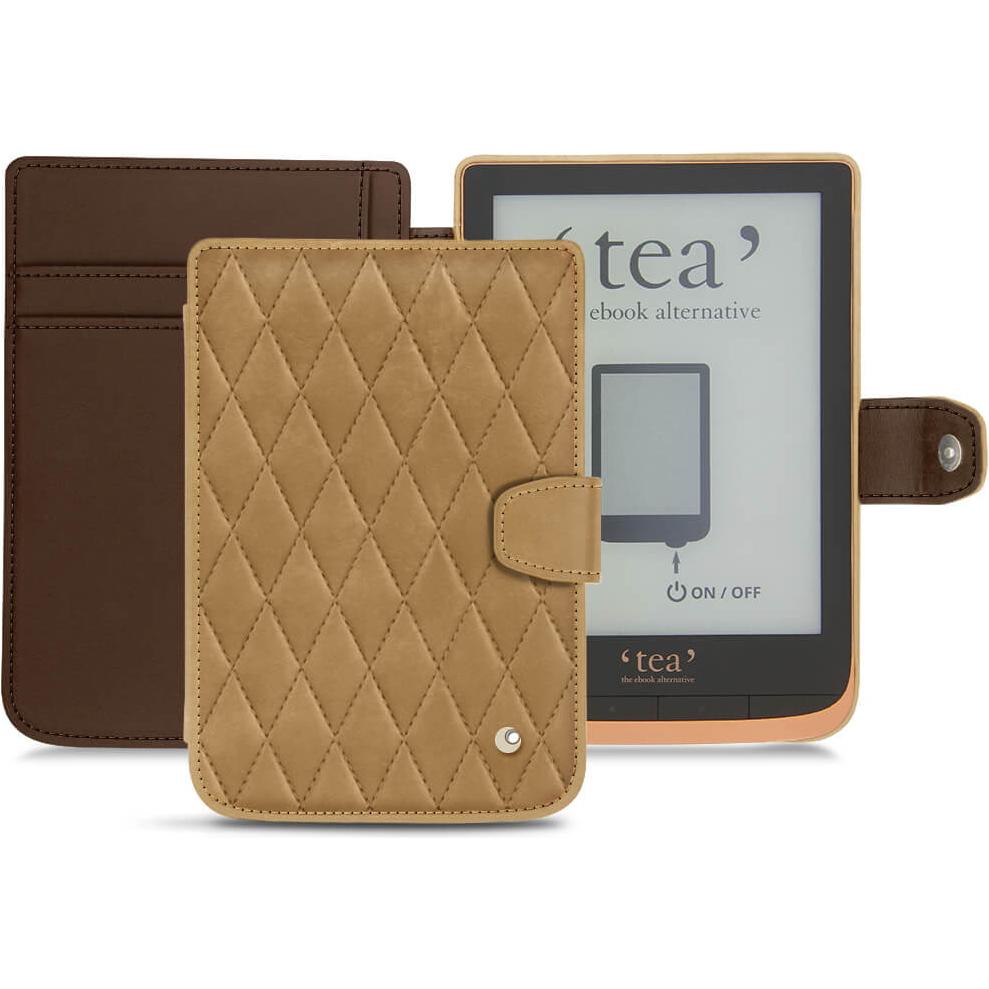 Noreve Lederschutzhülle Wallet (Touch HD 3), eReader Zubehör, Braun