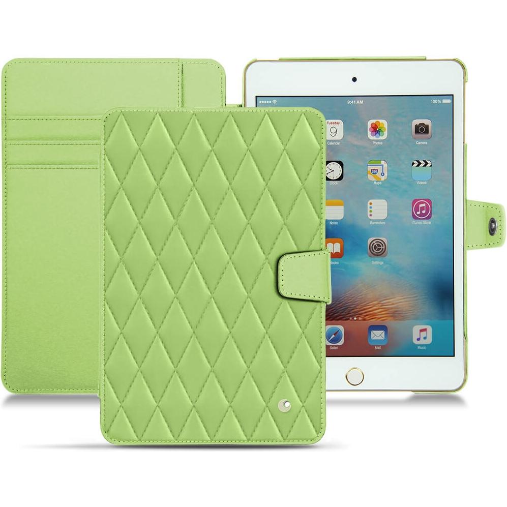 Noreve Lederschutzhülle Wallet (IPad Mini 4), Tablet Hülle, Grün