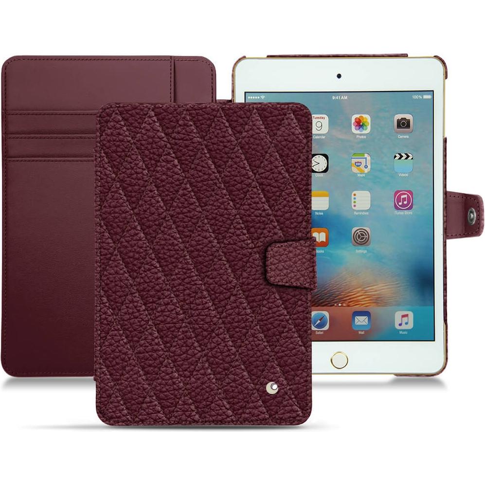 Noreve Lederschutzhülle Wallet (IPad Mini 4), Tablet Hülle, Violett
