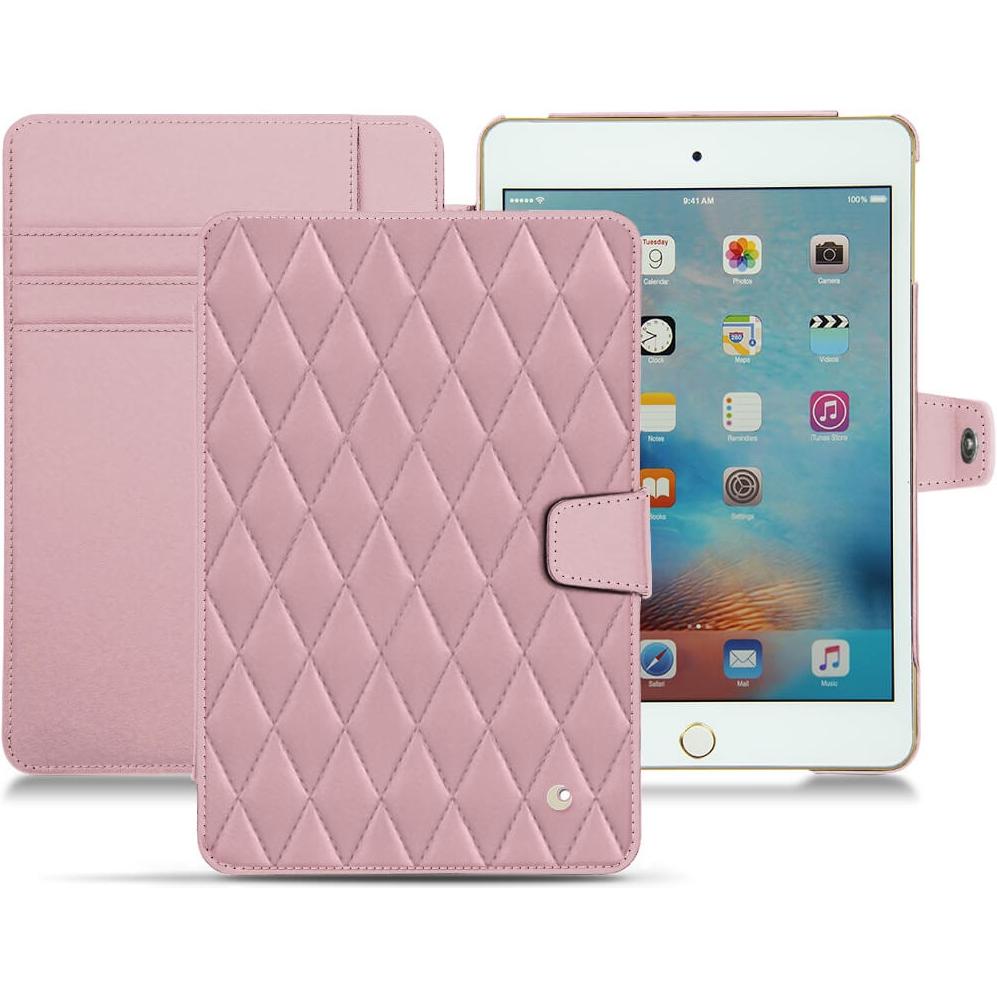Noreve Lederschutzhülle Wallet (IPad Mini 4), Tablet Hülle, Rosa