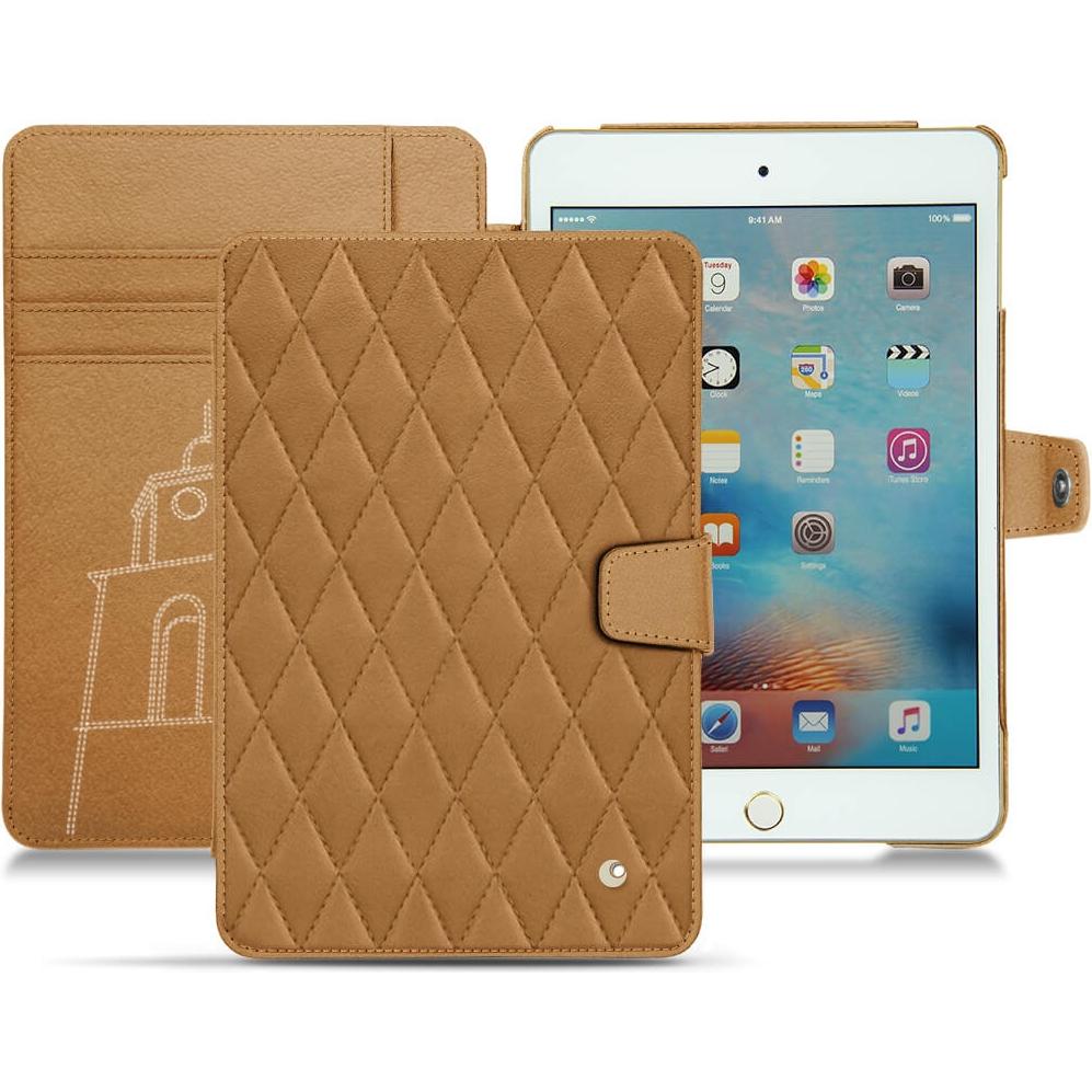 Noreve Lederschutzhülle Wallet (IPad Mini 4), Tablet Hülle, Grau