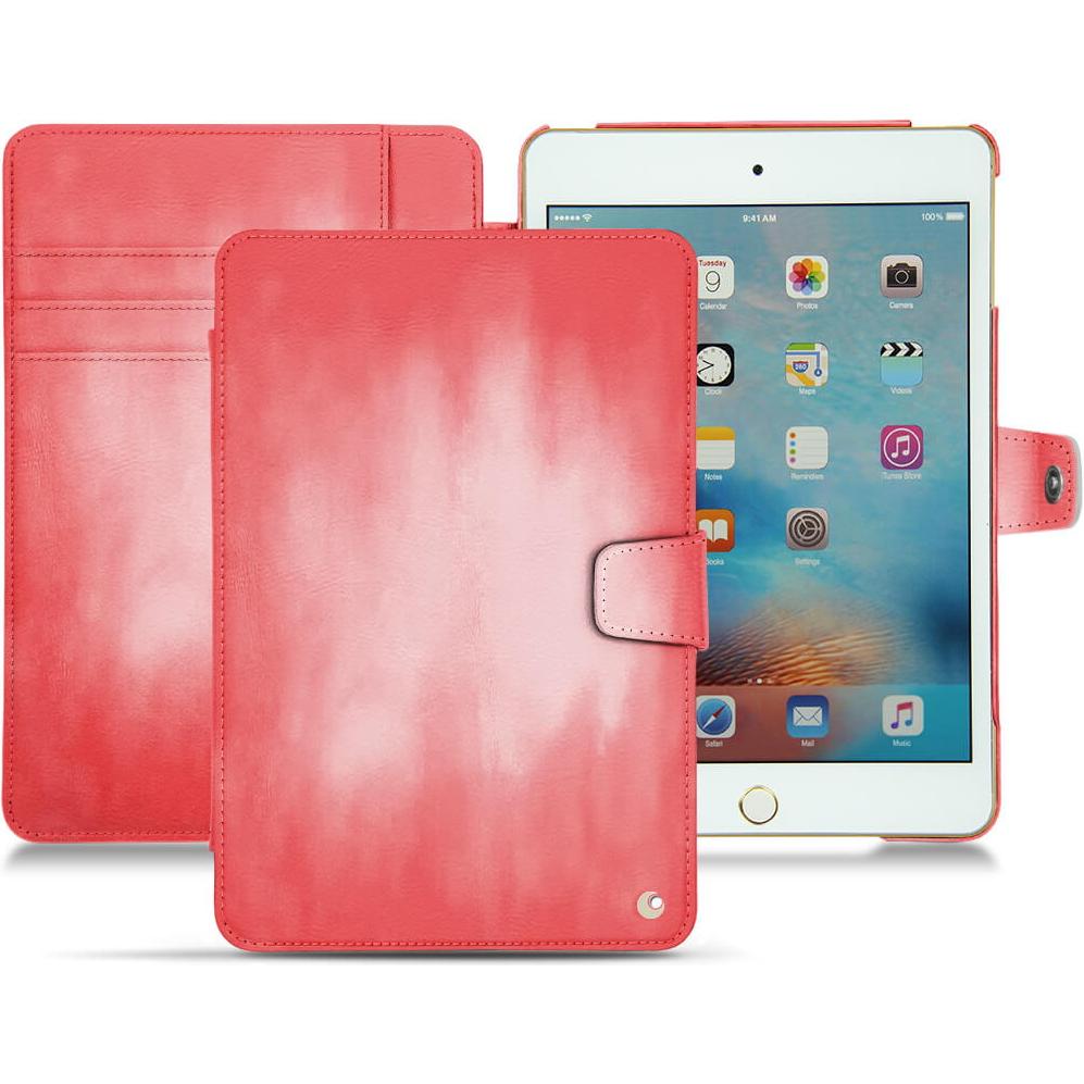 Noreve Lederschutzhülle Wallet (IPad Mini 4), Tablet Hülle, Rosa