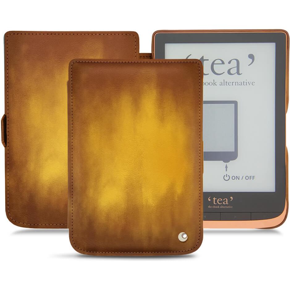 Noreve Lederschutzhülle horizontal (Touch HD Plus), Tablet Hülle, Gold