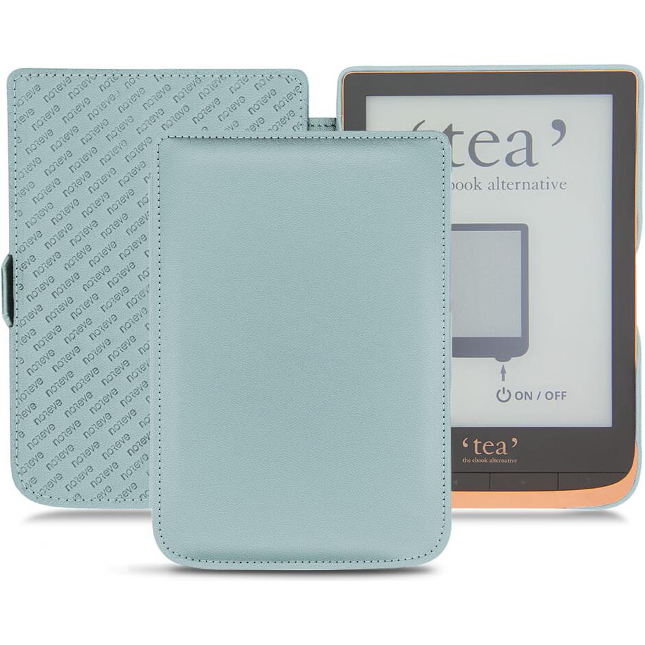 Noreve Lederschutzhülle horizontal (Touch HD Plus), Tablet Hülle, Blau