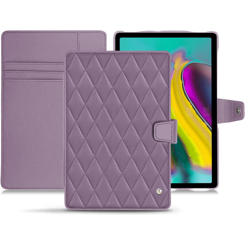 Thumbnail - Noreve Lederschutzhülle Wallet (Galaxy Tab S5e), Tablet Hülle, Violett