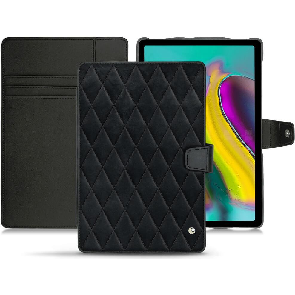 Noreve Lederschutzhülle Wallet (Galaxy Tab S5e), Tablet Hülle, Schwarz
