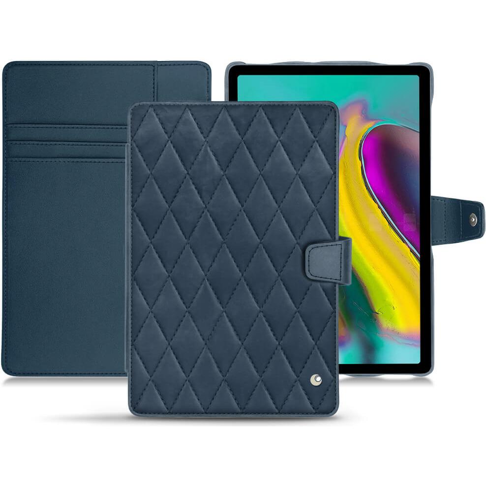 Noreve Lederschutzhülle Wallet (Galaxy Tab S5e), Tablet Hülle, Blau