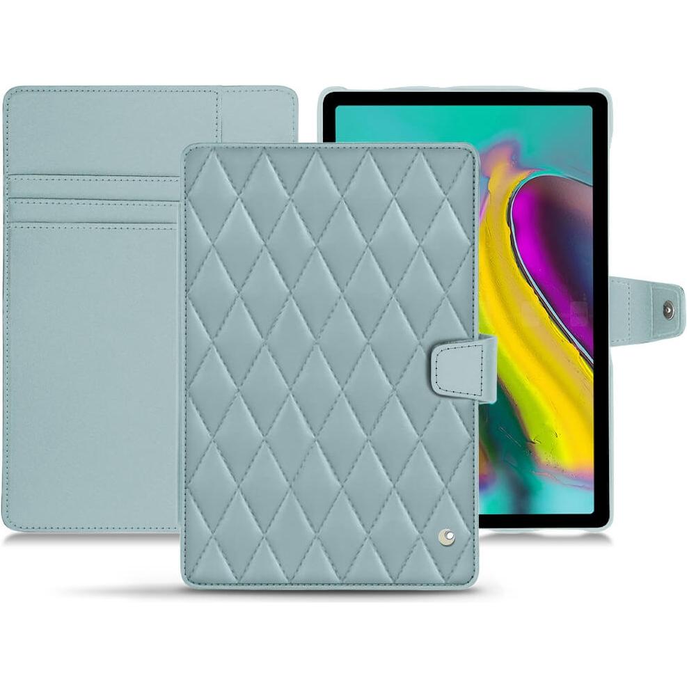 Noreve Lederschutzhülle Wallet (Galaxy Tab S5e), Tablet Hülle, Blau