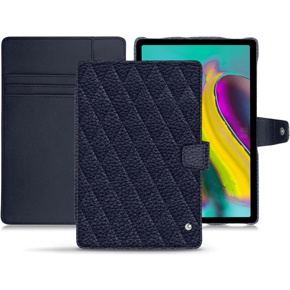 Noreve Lederschutzhülle Wallet (Galaxy Tab S5e), Tablet Hülle, Violett