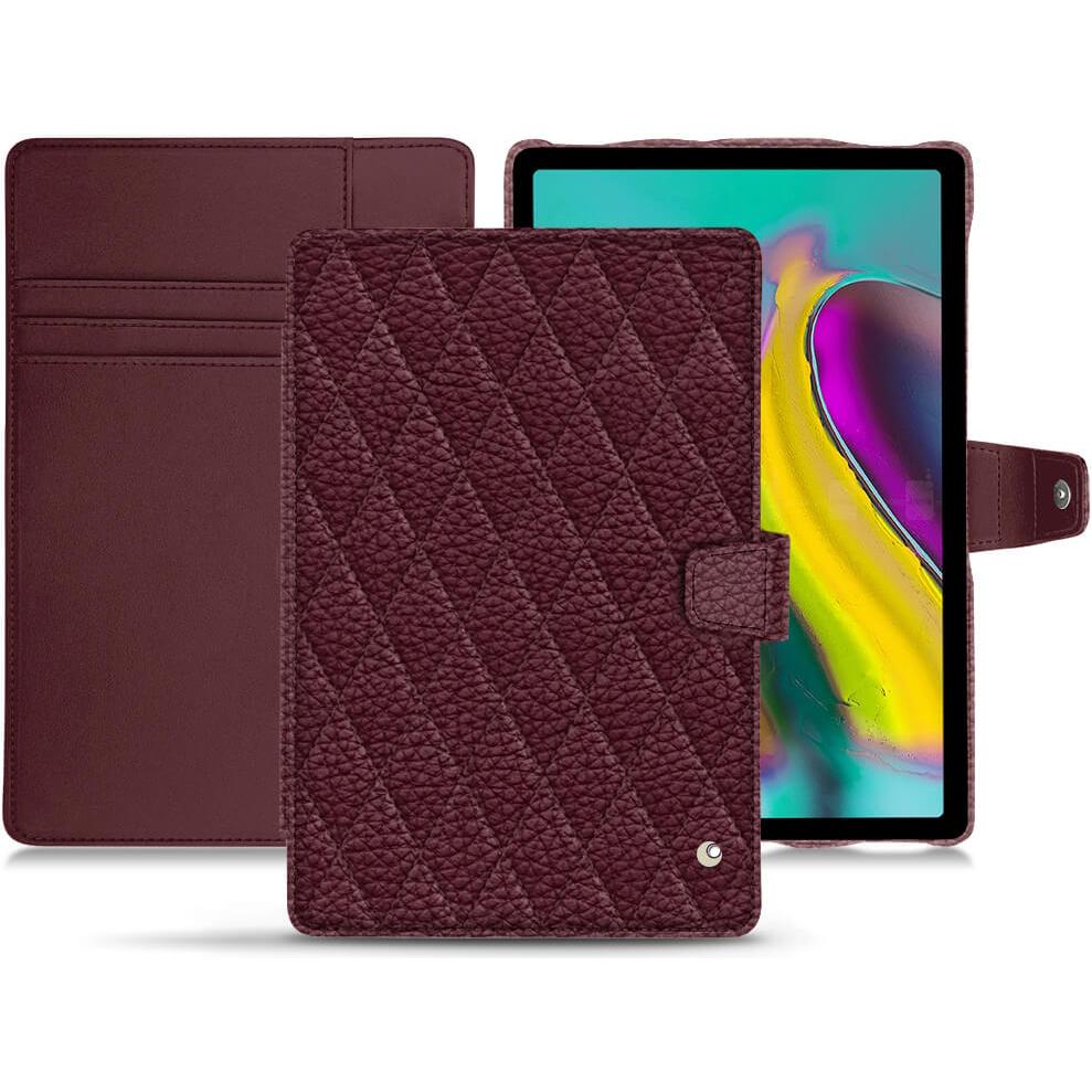 Thumbnail - Noreve Lederschutzhülle Wallet (Galaxy Tab S5e), Tablet Hülle, Violett
