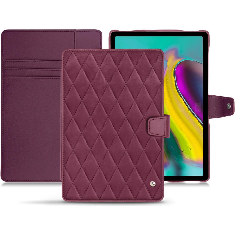 Noreve Lederschutzhülle Wallet (Galaxy Tab S5e), Tablet Hülle, Violett