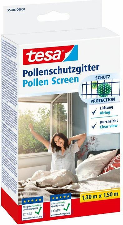 Immagine prodotto tesa Griglia anti-polline, per chi soffre di allergie, richiudibile con nastro velcro autoadesivo (130 x 150 cm)