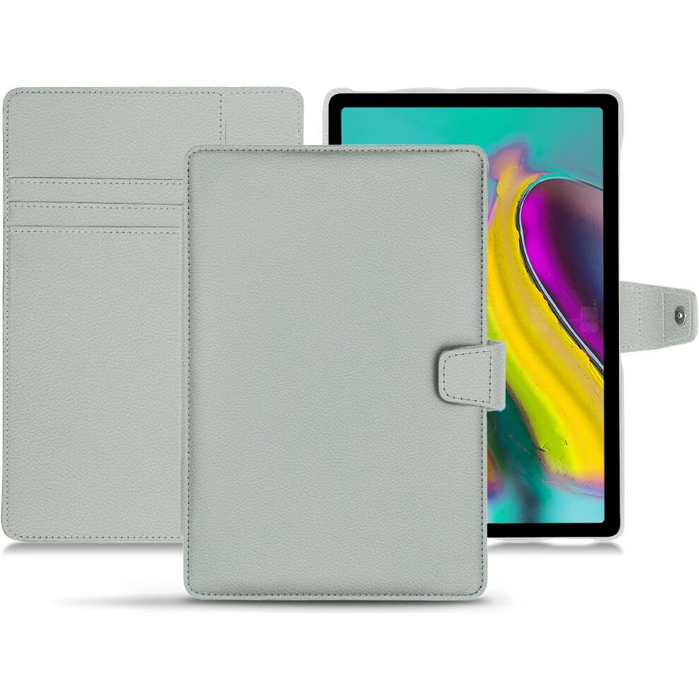 Noreve Lederschutzhülle Wallet (Galaxy Tab S5e), Tablet Hülle, Grau