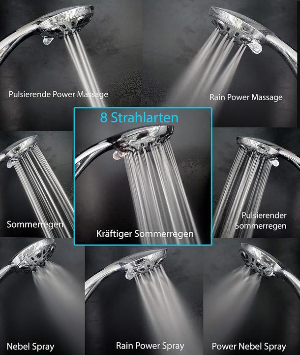 Produktbild Blumbach Duschkopf (8 Strahlarten, 8 l/min)