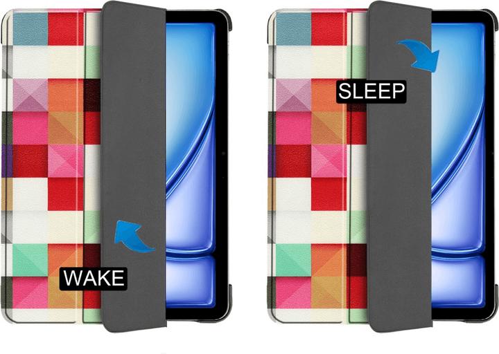 Actual product image Cover-Discount iPad Air 11 (2024) - Tri-fold Smart Case motif (Apple iPad Air 11 2024)