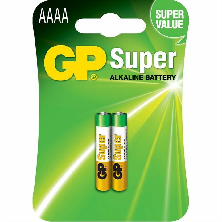 Image du produit GP Batteries Super Alcaline AAAA (2 pcs, AAAA, 525 mAh)